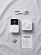 Kit completo del timbre inteligente WiFi Nido con receptor y accesorios de instalación