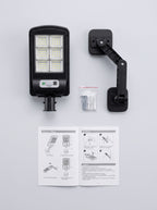 Foco solar LED con sensor Nido recién sacado de su caja