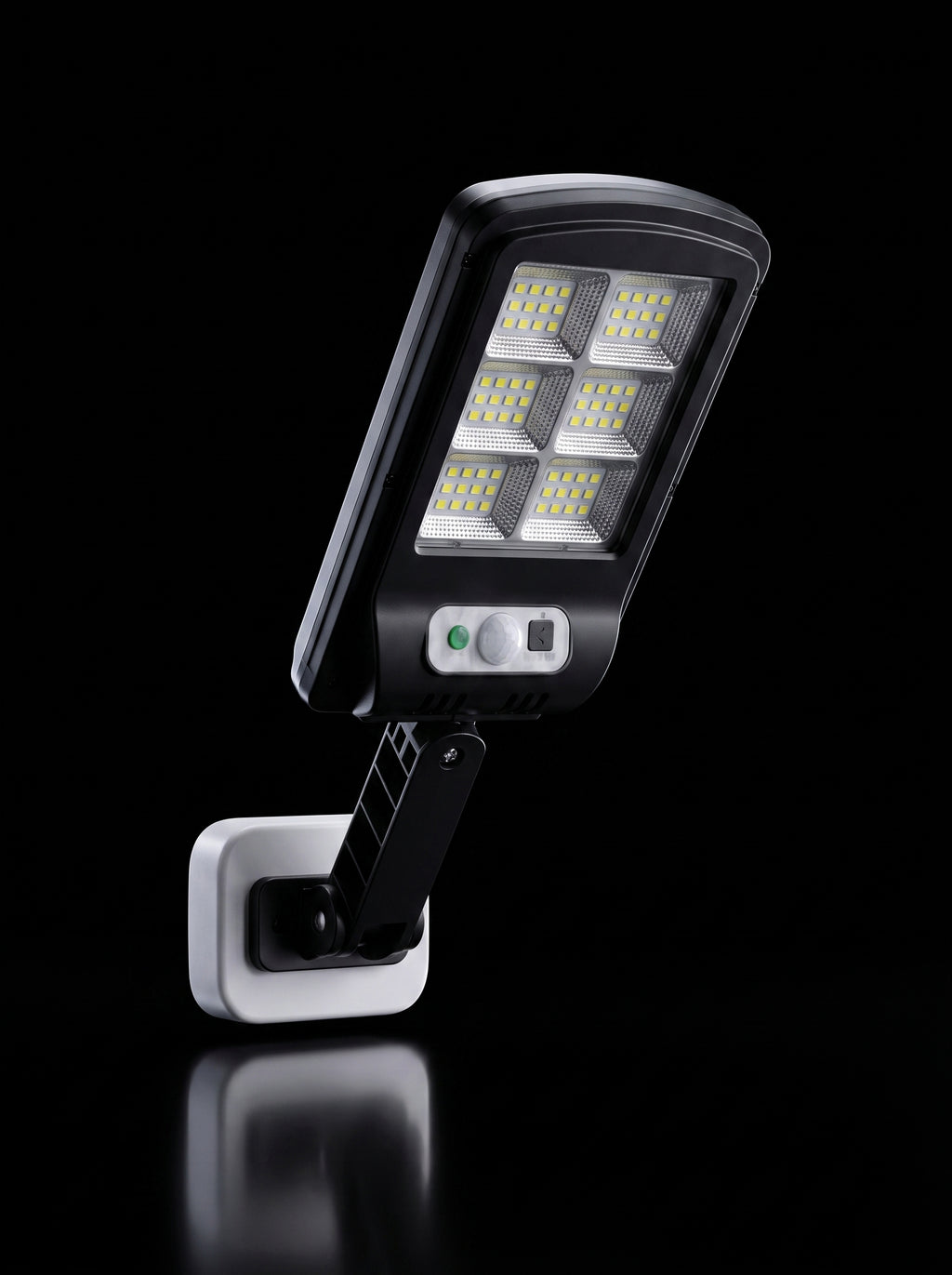 Foco solar LED con sensor de movimiento Nido visto de frente