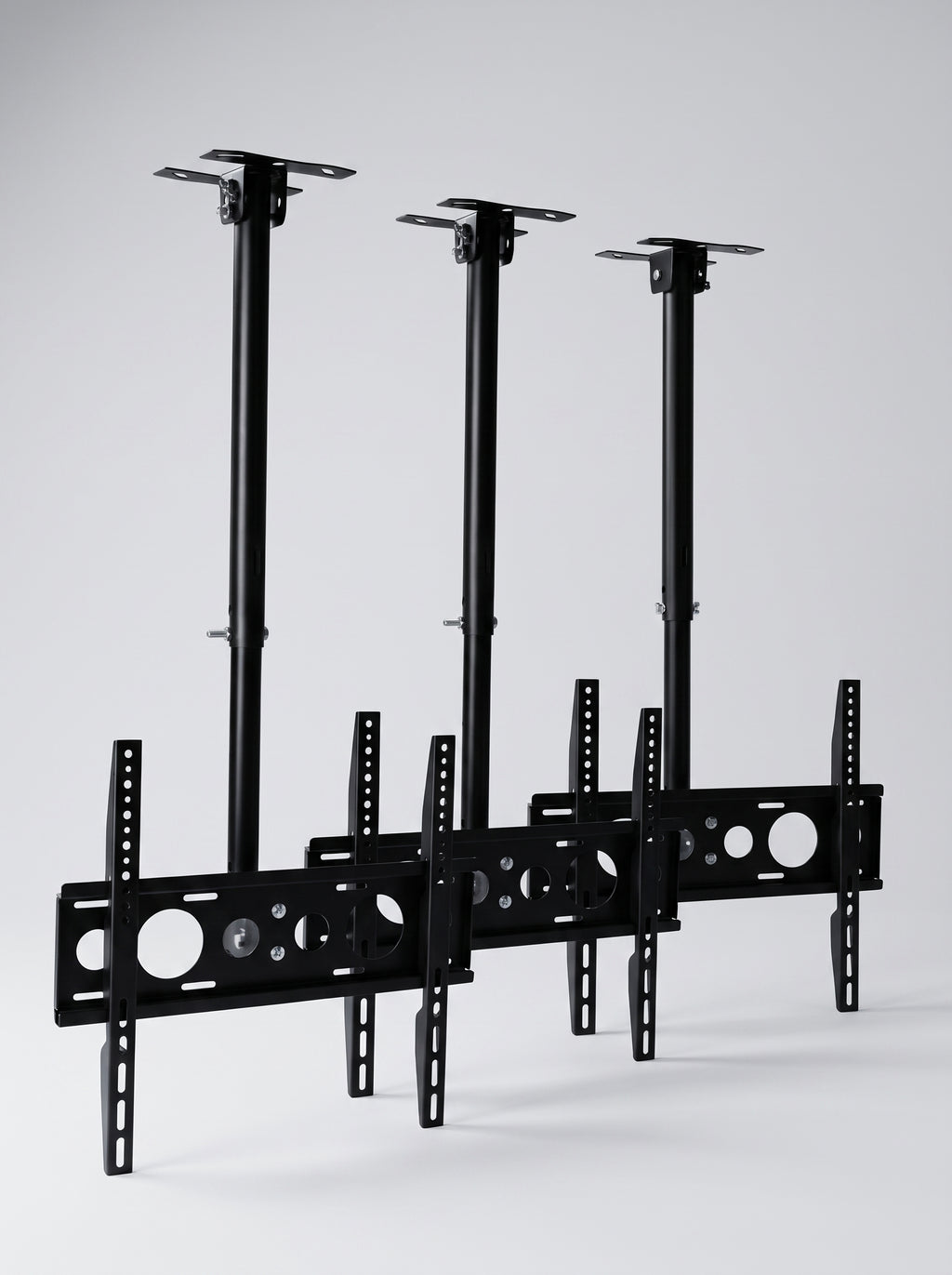 Tres soportes de techo ajustables para TV Nido en color negro