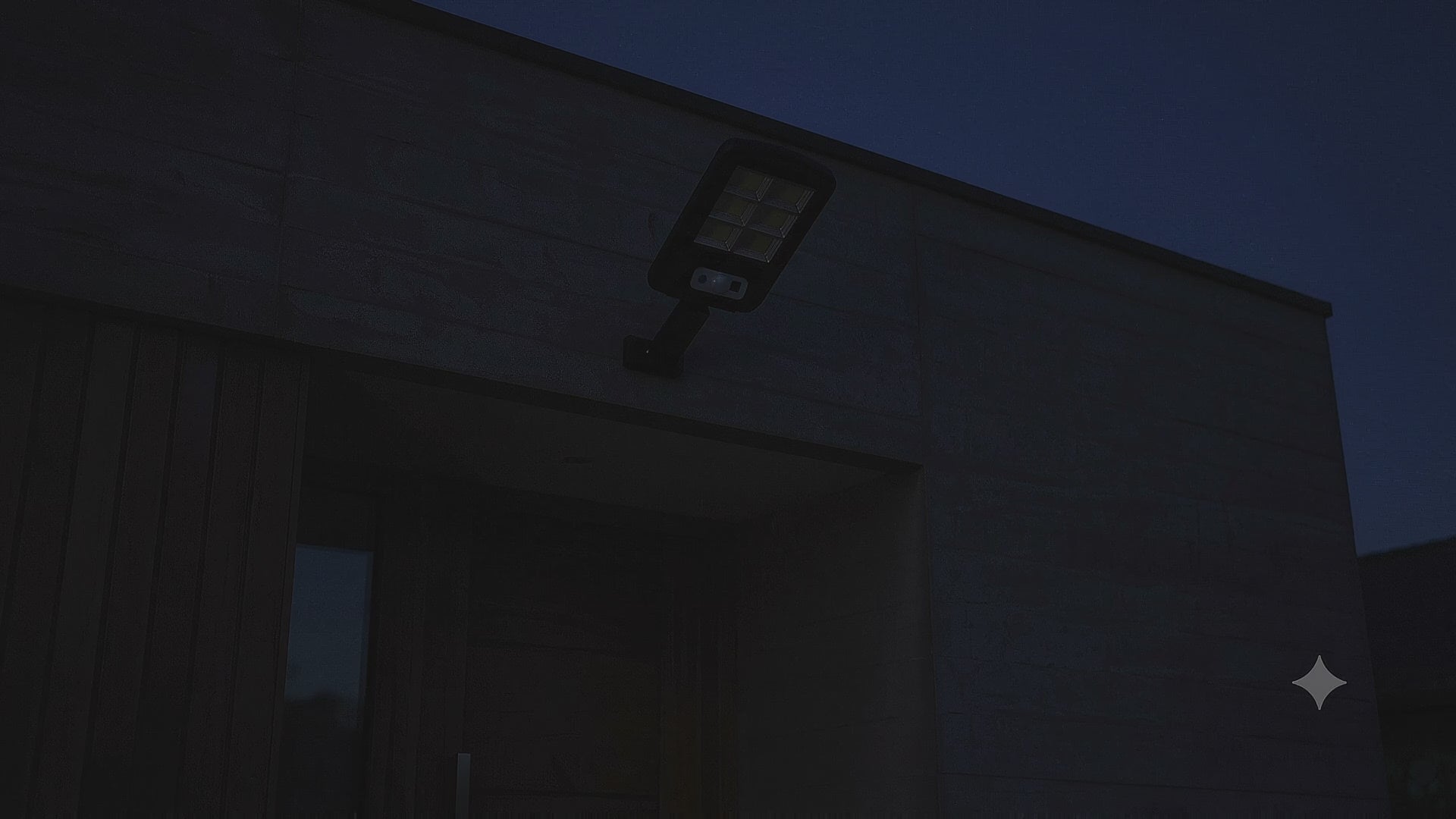 Video del pack de 3 focos solares LED con sensor de movimiento Nido